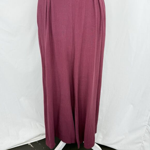 Jumpsuit Tan Large Summer One Shoulder Rose High Waist Casual Wide Leg ANRABESS - Picture 11 of 16